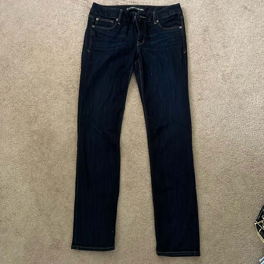 Dark wash Express jeans size four